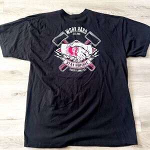 Dixxon Flannel Company White Hammer “Stay Humble” Men’s Black Graphic Tee Sz 3XL